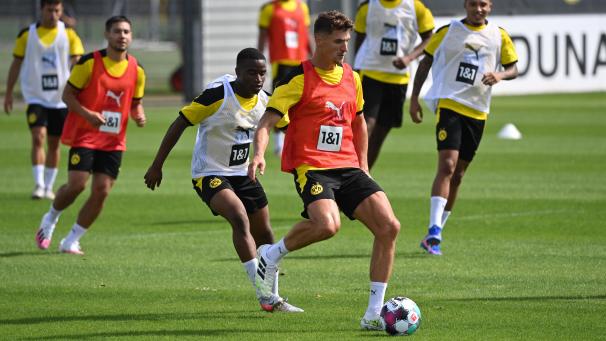 <p>Nationalspieler Thomas Meunier (r.)</p>