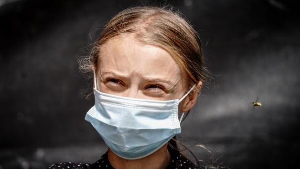 <p>Diese Aufnahme von Klimaaktivistin Greta Thunberg ist Ende August während einer Pressekonferenz entstanden.</p>