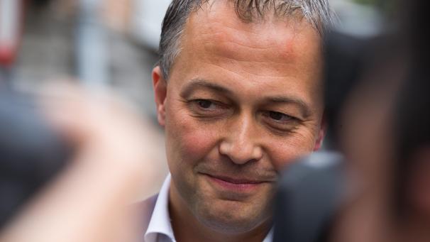 <p>Egbert Lachaert hatte nur ein relativ kurzes Gespräch mit N-VA-Chef De Wever.</p>