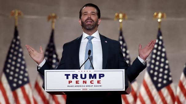 <p>Donald Trump Jr. machte die kommunistische Partei Chinas für das Coronavirus verantwortlich und lobte das Krisenmanagement seines Vaters.</p>
