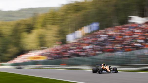 <p>Volles Haus 2019 beim Belgien-Grand Prix in Spa-Francorchamps. In diesem Jahr wird gähnende Leere auf den Rängen herrschen.</p>