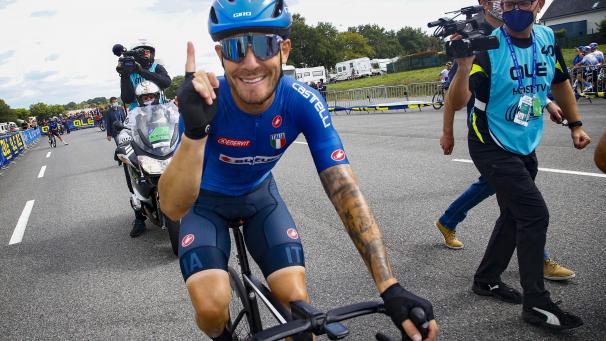 <p>Giacomo Nizzolo ist neuer Rad-Europameister.</p>