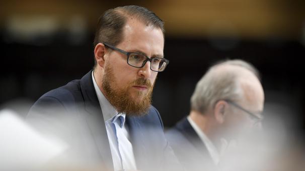 <p>Der Gemeinschaftsabgeordnete Jérôme Franssen (Bild) soll den Vorsitz bei der CSP übernehmen.<br />
Foto: David Hagemann</p>