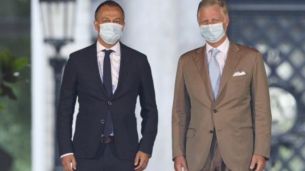 <p>An diesem Freitag, um 11 Uhr, wird Egbert Lachaert (l.) zum Rapport bei König Philippe erwartet.</p>