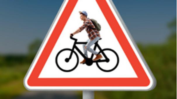 <p>Mit solchen Bildern wird im Rahmen der neuen Verkehrskampagne geworben.</p>