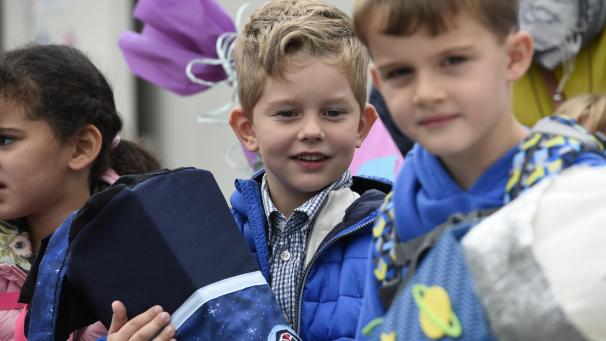 <p>Dieser ABC-Schütze freut sich in Lichtenbusch auf das neue Schuljahr.</p>