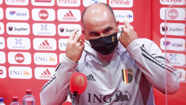 <p>Nationaltrainer Roberto Martinez am Donnerstag</p>