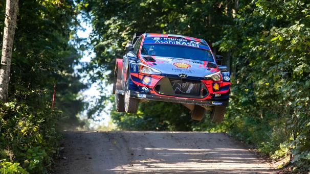 <p>Zur Bestzeit im Shakedown flog am Freitagvormittag in Estland Lokalmatador Ott Tänak.</p>