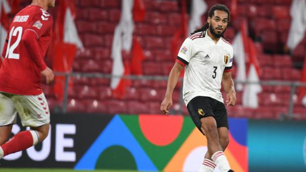 <p>Jason Denayer erzielte den wichtigen belgischen Führungstreffer.</p>
