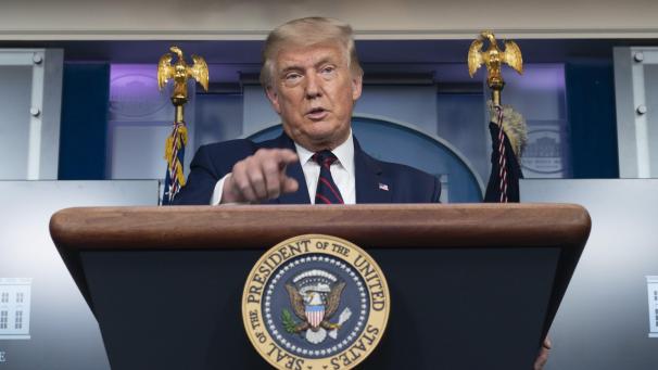 <p>Donald Trump steht wegen eines Artikels im US-Magazin „Atlantic“ unter Druck.</p>