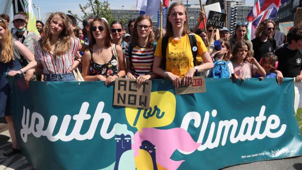 <p>Diese Aufnahme ist im Mai 2019 bei einem Klimamarsch in Brüssel entstanden.</p>