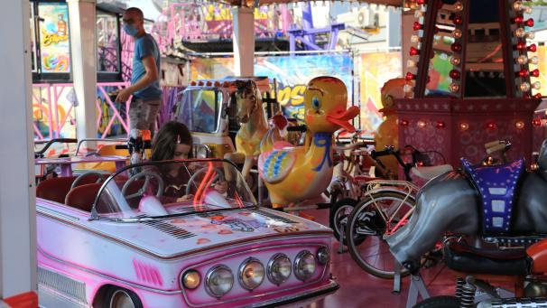 <p>Besonders die Kinder freuen sich über die Kirmes in Kelmis.</p>