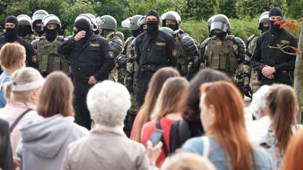 <p>Seit der Wahl vor mehr als einem Monat kommt es täglich im ganzen Land zu Protestaktionen.</p>