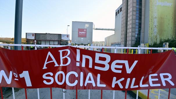 <p>Die Brauerei in Jupille wird bestreikt.</p>