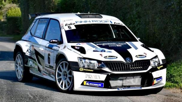 <p>Brüls-Arens mit Rallyepremiere im Skoda Fabia R5 in der Normandie.</p>