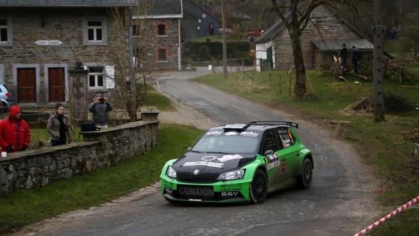 <p>Der Belgier Vincent Verschueren bei der letzten Spa-Rallye im Jahr 2016.</p>