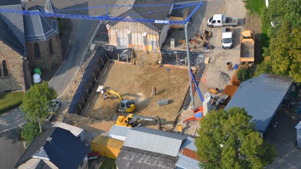 <p>Der Saal Jaspesch in Mürringen wurde komplett dem Erdboden gleichgemacht. Der Neuaufbau hat begonnen.</p>