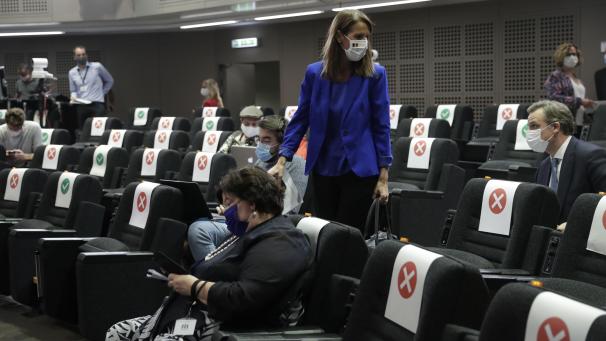 <p>Hat Belgien als Premierministerin bislang durch die Coronakrise geführt: Sophie Wilmès (MR).</p>