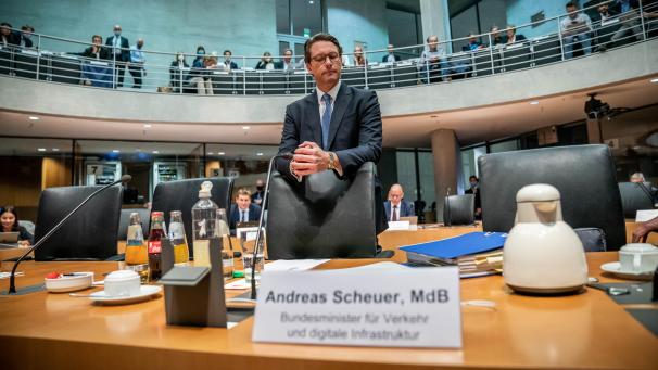 <p>Andreas Scheuer (CSU), Bundesminister für Verkehr und digitale Infrastruktur, kommt als Zeuge vor den Maut-Untersuchungsausschuss des Bundestags.</p>