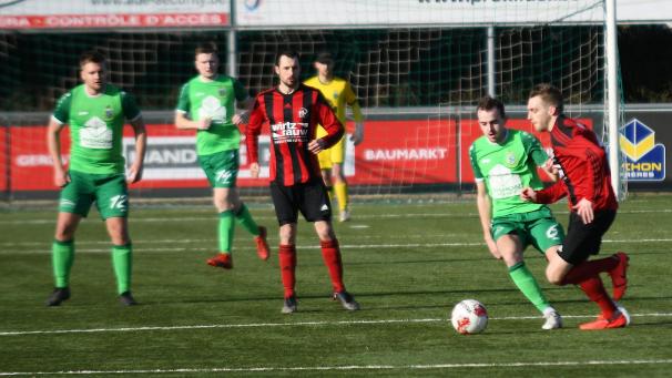 <p>Vergangene Saison gewann Honsfeld mit 4:1 in Kelmis.</p>