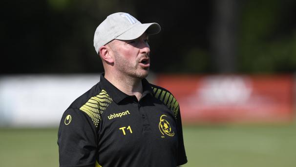 <p>„Nach dem Donnerstagsspiel hat uns die Frische gefehlt“, erklärt Bütgenbachs Trainer Steve Paquay.</p>
