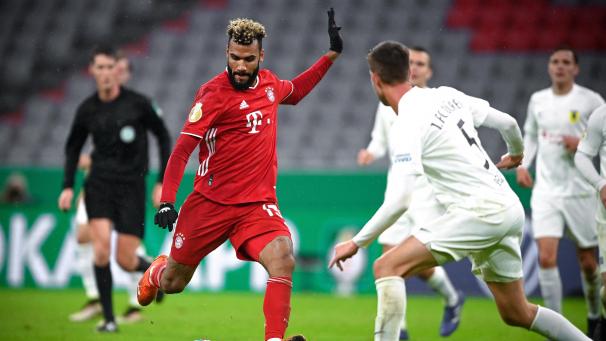 <p>Eric Maxim Choupo-Moting erzielte in seinem ersten Pflichtspiel für die Bayern einen Doppelpack.</p>