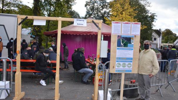 <p>Auf den Rummelplätzen in Bütgenbach (Foto) und Weywertz kam ein Corona-Sicherheitskonzept zum Tragen, „das auch gut von den Besuchern befolgt wurde“, so der Bürgermeister.</p>