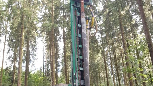 <p>Sehr viel verspricht sich die Gemeinde Bütgenbach von den neuen Brunnen P5 (Foto) und P6 „Am Grünen Kloster“, die bereits im kommenden Jahr ans Netz gehen sollen.</p>