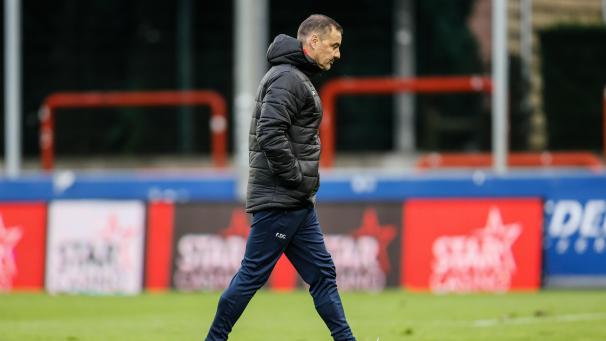 <p>Die fünfte Trainerentlassung dieser Saison trifft Fernando Da Cruz, hier nach der Niederlage gegen die AS Eupen am Sonntag.</p>