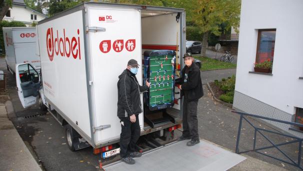<p>Die Abteilung Wiederverwertung der Dabei VoG hatte nach dem Lockdown sehr viel zu tun, weil viele Haushalte die Zeit genutzt haben, um ihre Keller oder Speicher aufzuräumen.</p>