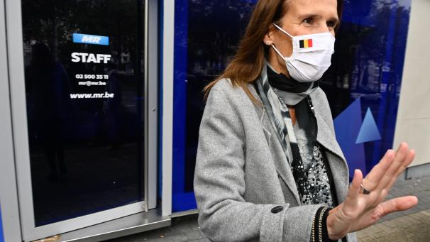 <p>Sophie Wilmès hat sich mit dem Coronavirus infiziert.</p>