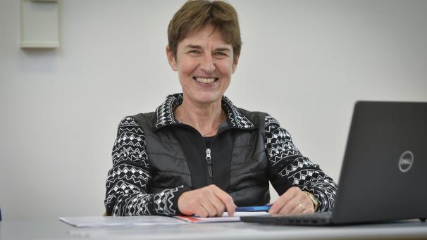 <p>Nathalie Beerden freut sich über ihre neue Herausforderung als Geschäftsführerin des Leitverbands des ostbelgischen Sports.</p>