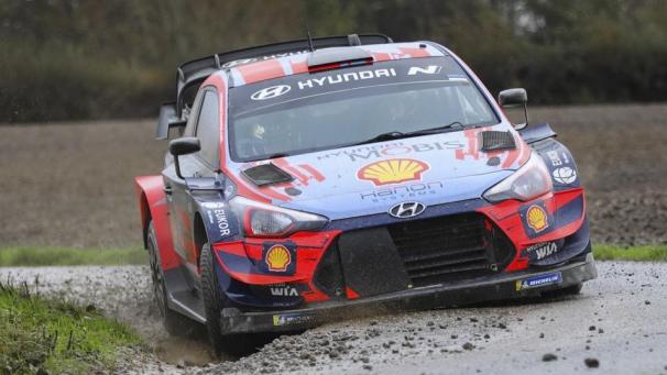 <p>Hyundai Motorsport testete in dieser Woche für die Ypern-Rallye, hier Weltmeister Ott Tänak. Foto: Marc Ferraro</p>
