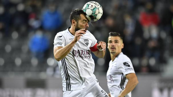 <p>AS-Kapitän Jordi Amat (hier beim Spiel gegen Cercle Brügge)</p>