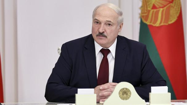<p>Alexander Lukaschenko, Präsident von Belarus, nimmt an einem Treffen teil.</p>
