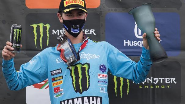 <p>MX2-Vize-Weltmeister Jago Geerts (B).</p>