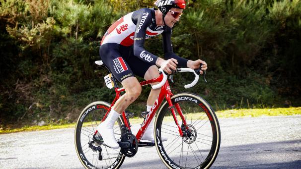 <p>Tim Wellens gehörte am Donnerstag zunächst zu den Ausreißern des Tages.</p>