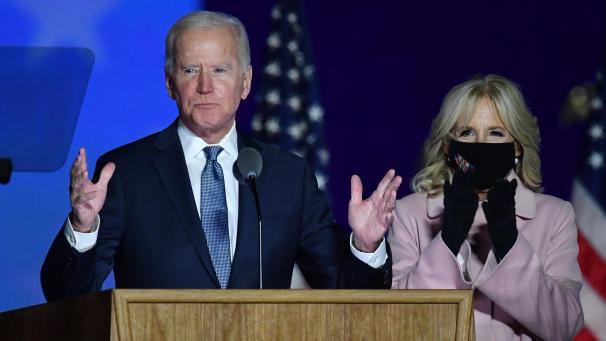 <p>Jill Biden hat sich zu dem Wahlsieg ihres Mannes Joe geäußert.</p>
