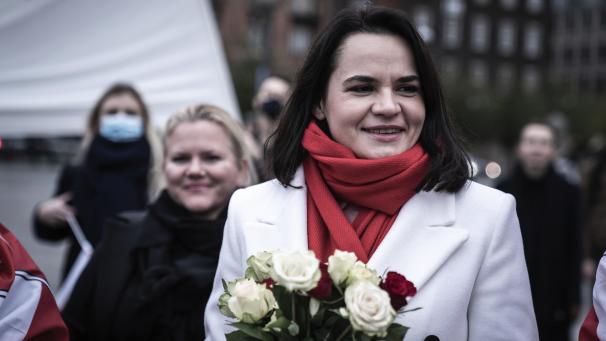 <p>Swetlana Tichanowskaja fordert mehr Druck.</p>