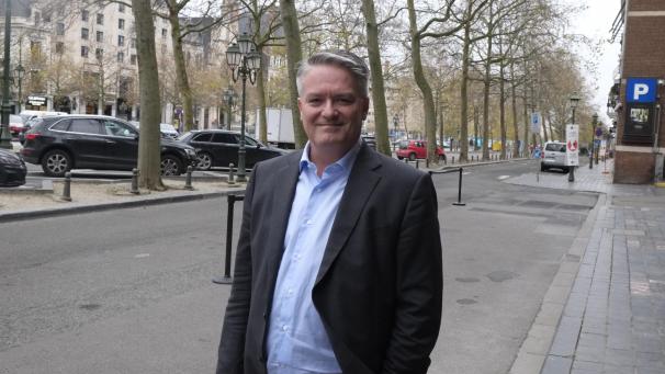 <p>Mathias Cormann am Sonntag bei seinem Zwischenstopp in Brüssel. Mit neun Mitbewerbern kämpft der gebürtige Raerener in diesen Wochen um den Posten des Generalsekretärs bei der OECD.</p>