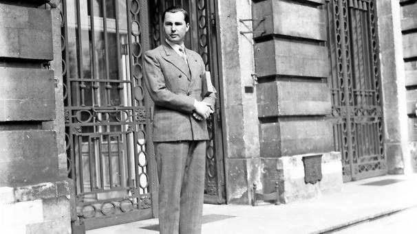 <p>Léon Degrelle im Jahr 1939: Er begann seine politische Karriere mit der Gründung der Rex-Bewegung. Foto: Photo News</p>