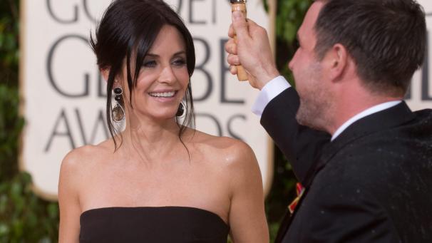 <p>Courteney Cox im Jahr 2009 bei den Golden Globes.</p>