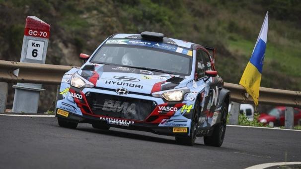 <p>Grégoire Munster (Hyundai) auf Gran Canaria.</p>