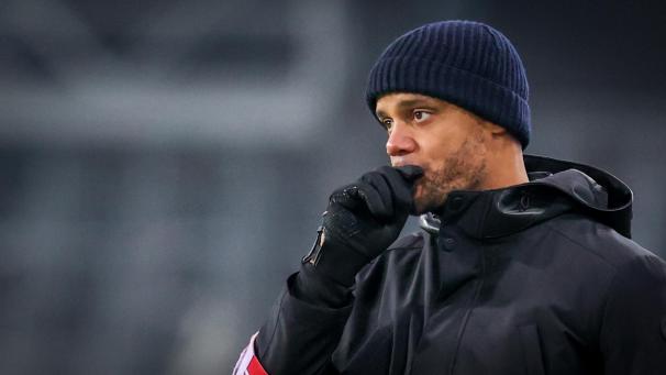 <p>Anderlechts Trainer Vincent Kompany zeigte sich vor allem mit der Defensivleistung seiner Mannen zufrieden.</p>