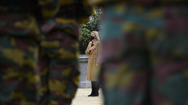 <p>Hat den Abzug der belgischen Truppen angekündigt: Ministerin Ludivine Dedonder.</p>