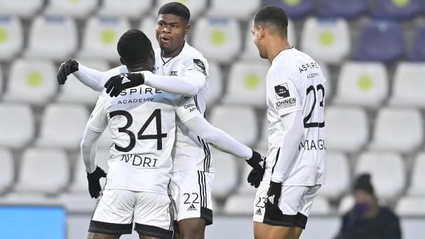 <p>Agbadou erzielte den Siegtreffer der AS Eupen.</p>