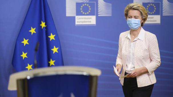 <p>Am Abend empfängt Ursula von der Leyen Boris Johnson.</p>