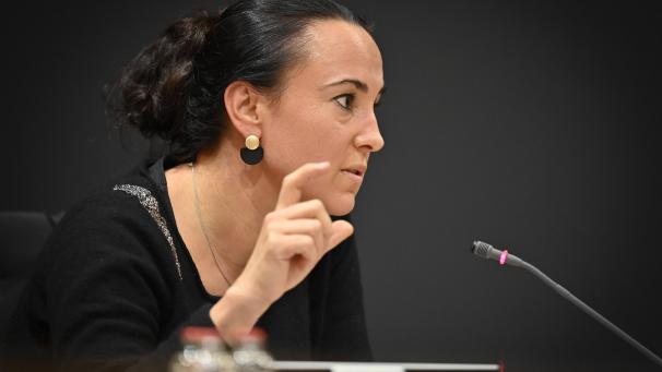 <p>Verteidigte ihren Vorgänger vehement gegen Angriffe der CSP: Bildungsministerin Lydia Klinkenberg.</p>
