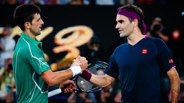 <p>Roger Federer (r.)</p>