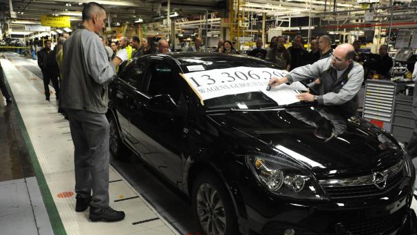 <p>Am 15. Dezmeber 2010 rollte der letzt Opel in der Hafenstadt vom Band.</p>